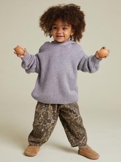 Claude & Co Kids' Harley Cotton Hoodie, Lilac, Lilac