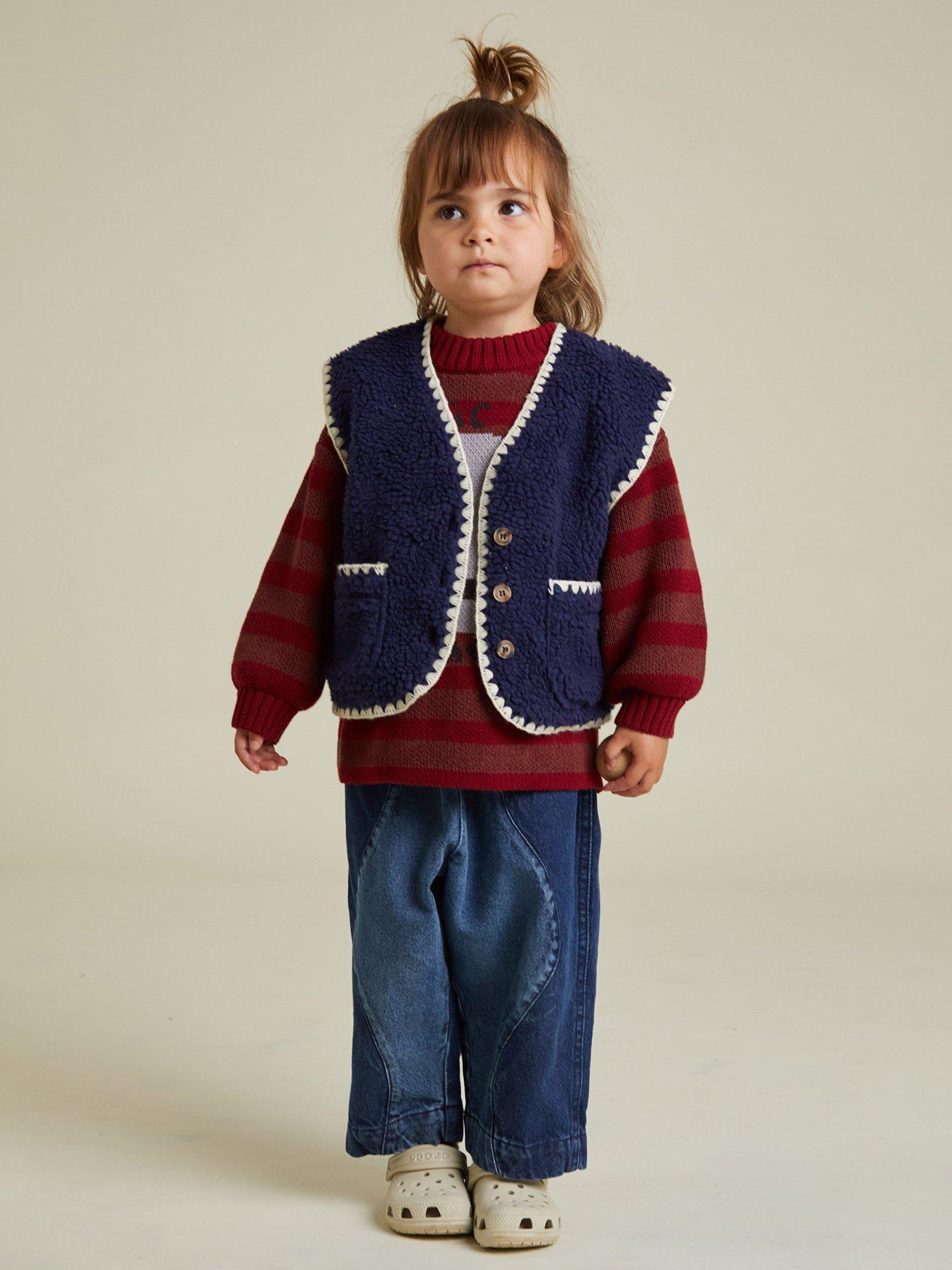 Claude & Co Kids' Amos Borg Gilet, Midnight