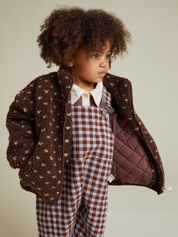 Claude & Co Kids' Relaxed Borg Jacket, Chocolate, Chocolate