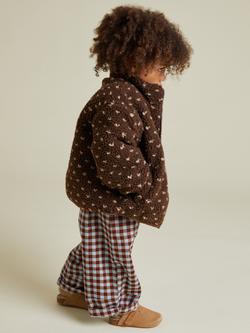 Claude & Co Kids' Relaxed Borg Jacket, Chocolate - view 2, Chocolate