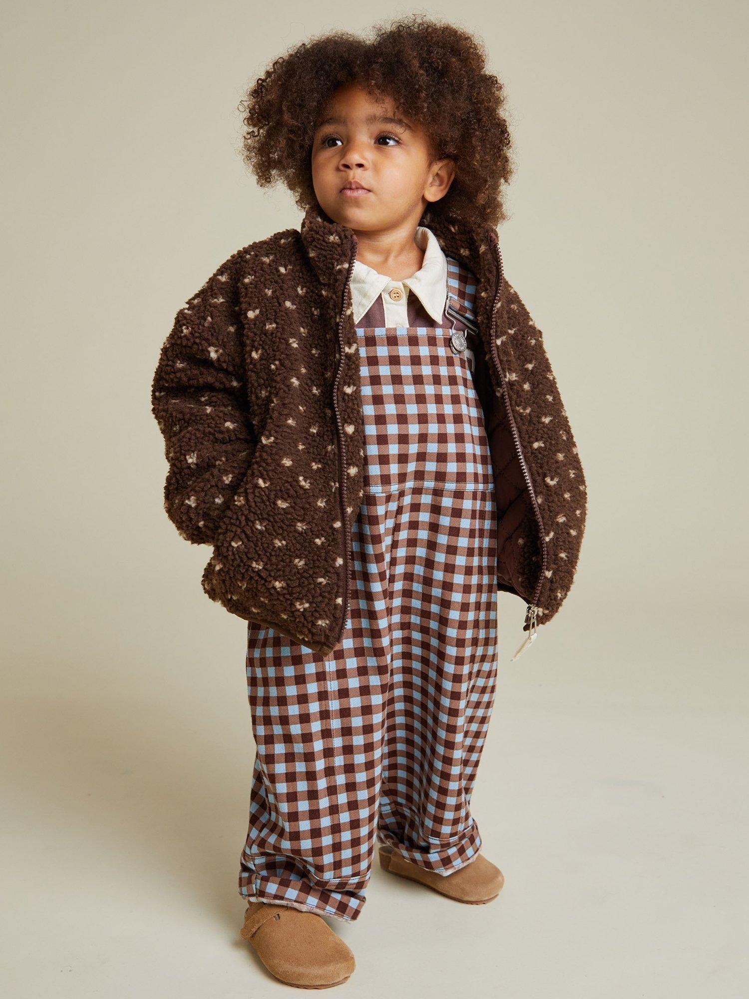 Product image 4 of 4, which shows Claude & Co Kids' Relaxed Borg Jacket, Chocolate, 4-5 years