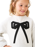 Angel & Rocket Kids' Sequin Skirt Sweatshirt Dress, Silver