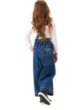 Angel & Rocket Kids' Denim Dungarees, Blue