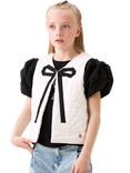 Angel & Rocket Kids' Sunray Quilted Gilet, Ivory