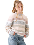 Angel & Rocket Kids' Stripe Jumper, Pink