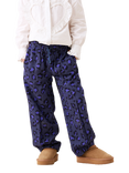 Angel & Rocket Kids' Leopard Print Drawstring Trousers, Blue