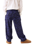 Angel & Rocket Kids' Leopard Print Drawstring Trousers, Blue