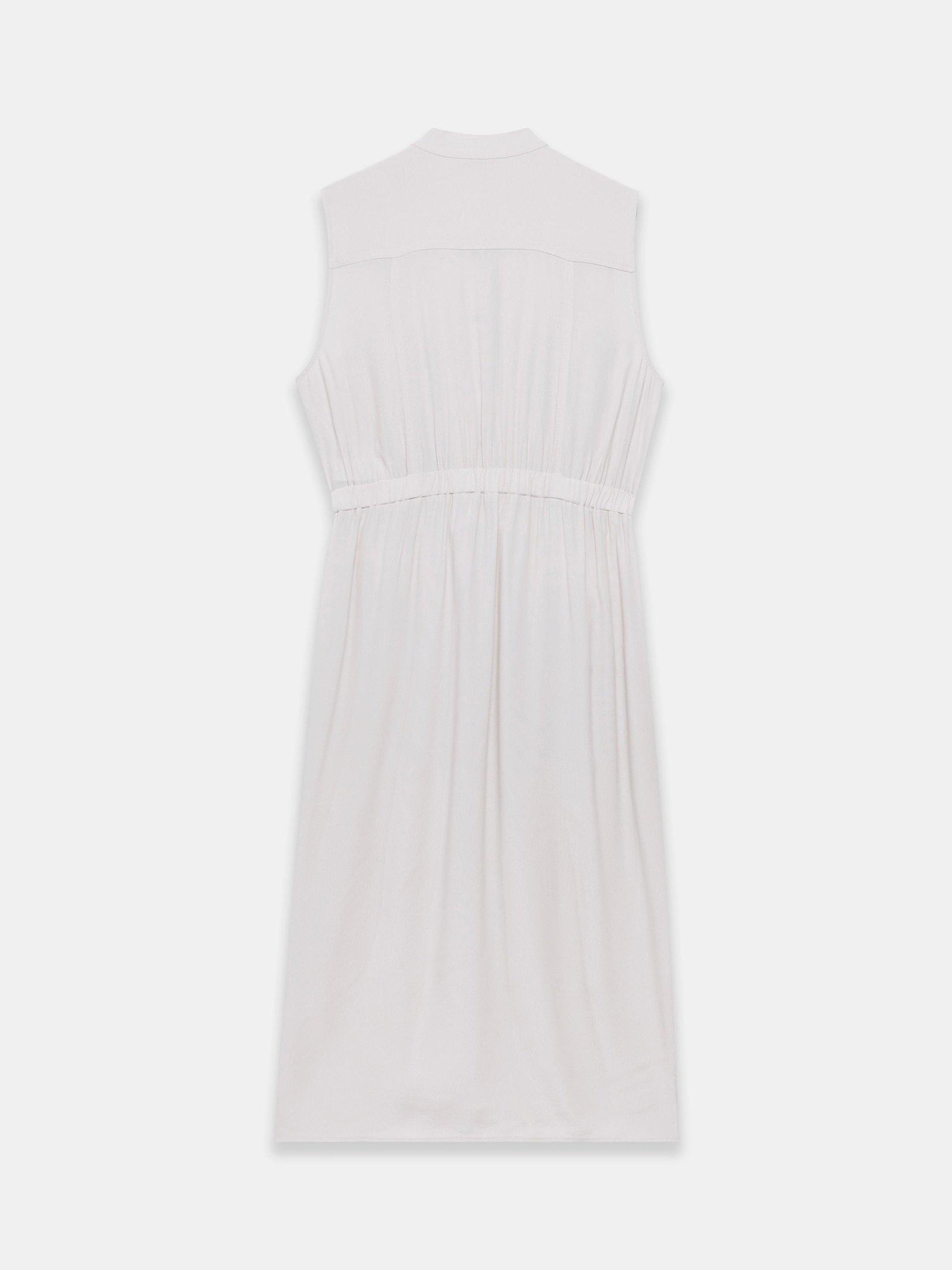 Product image 8 of 8, which shows Mint Velvet Utility Midi Dress, Natural, 6