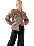 Angel & Rocket Cotton Long Sleeved Frill Collar Shirt