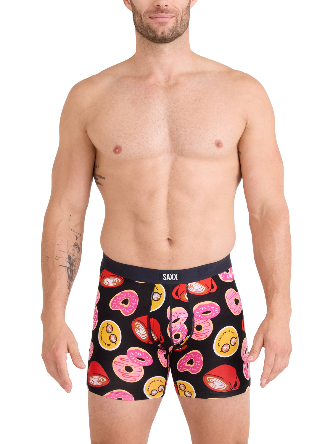 Product image 2 of 4, which shows Vibe Xtra Trunks, Pink Mid, S