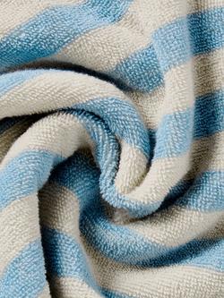 Piglet in Bed Pembroke Stripe Hair Towel - view 2, Coastal Blue