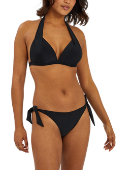 Accessorize Halterneck Bikini Top, Black, Black