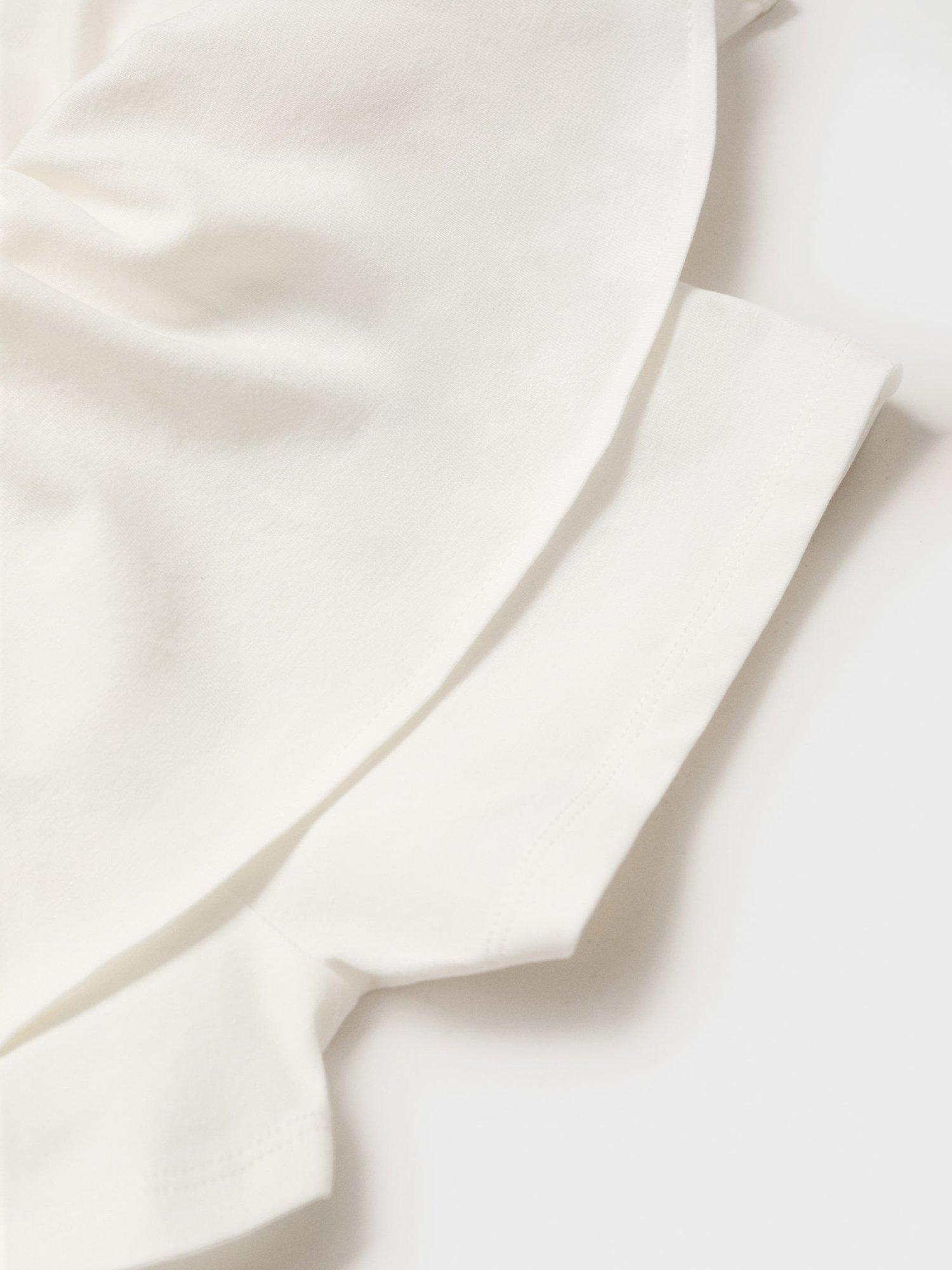 Product image 5 of 7, which shows Mango Kids' Sindy Cotton Skirt, Natural White, 5-6 years