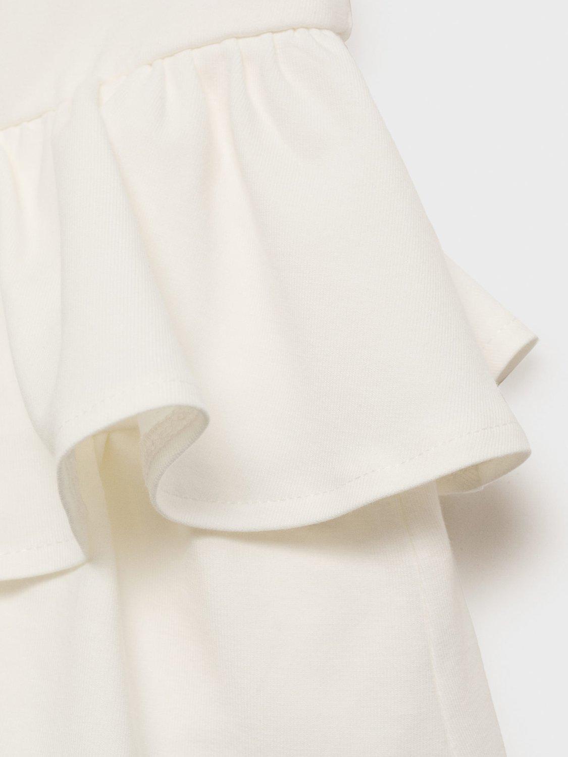 Product image 7 of 7, which shows Mango Kids' Sindy Cotton Skirt, Natural White, 5-6 years