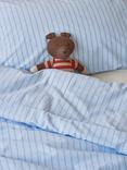 Piglet in Bed Washed Cotton Percale Favourite Shirt Kids' Stripe Duvet Cover Set