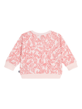 Petit Bateau Baby Cotton Cherry Sweatshirtt, Fleur/Spi