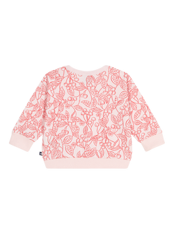 Petit Bateau Baby Cotton Cherry Sweatshirtt, Fleur/Spi - view 2, Fleur/Spi