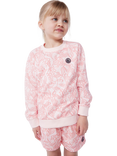 Petit Bateau Kids' Cotton Sweatshirt, Fleur Pink