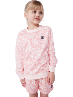 Petit Bateau Kids' Cotton Sweatshirt, Fleur Pink, Fleur Pink