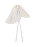 Lindex Baby Cotton Stripe Sun Hat, Beige