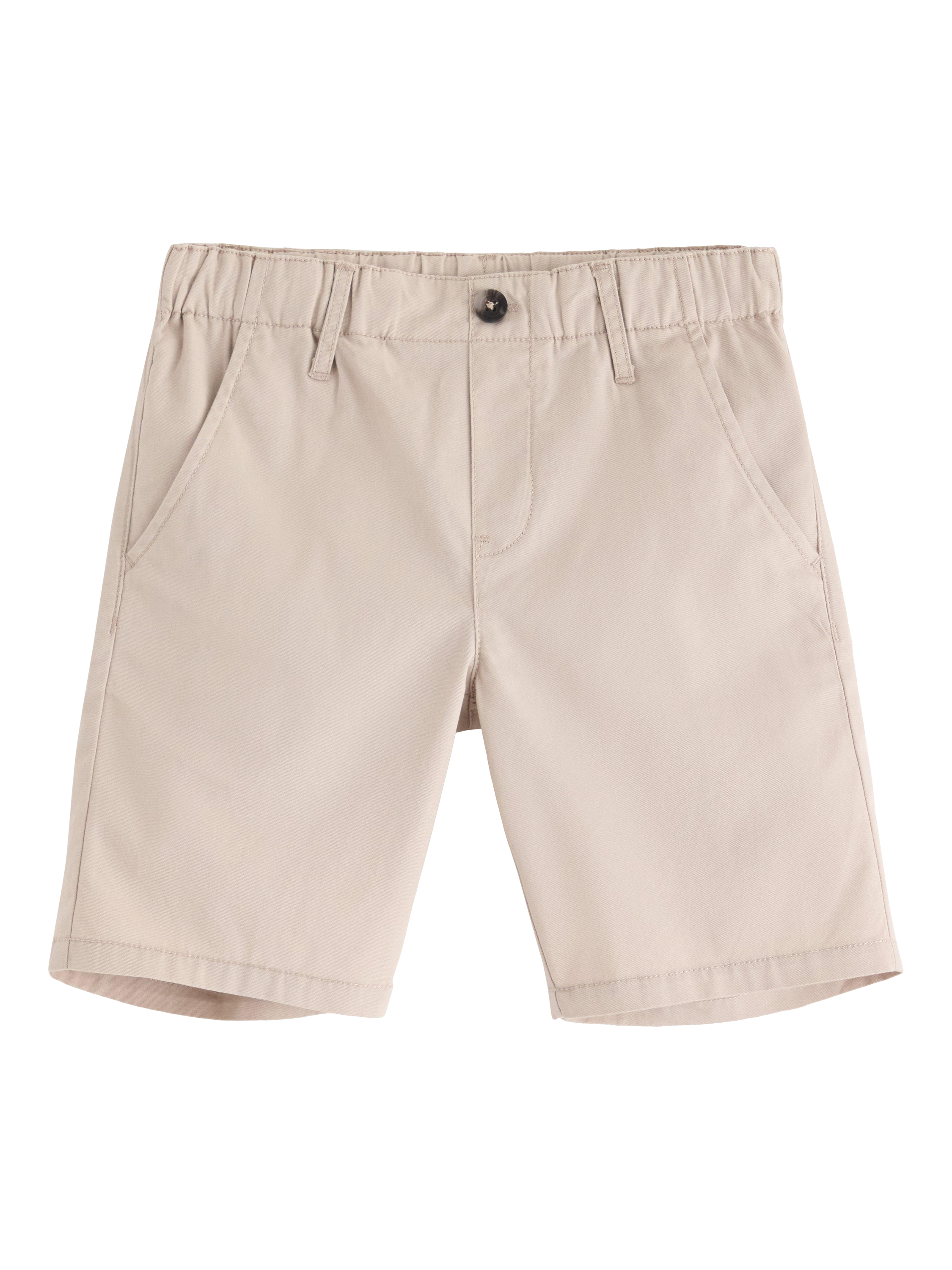 Product image 1 of 3, which shows Lindex Kids' Chino Shorts, Light Grey, 3-4 years