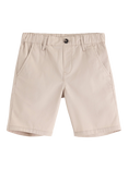 Lindex Kids' Chino Shorts, Light Grey