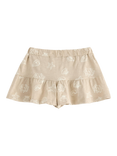 Lindex Kids' Cotton Jersey Sea Life Print Shorts, Beige