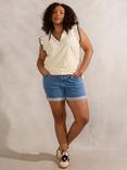 Live Unlimited Curve Cotton Blend Denim Shorts