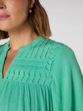 Live Unlimited Curve Crinkle Short Sleeve Top, Green
