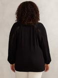 Live Unlimited Curve Long Sleeve Crinkle Blouse