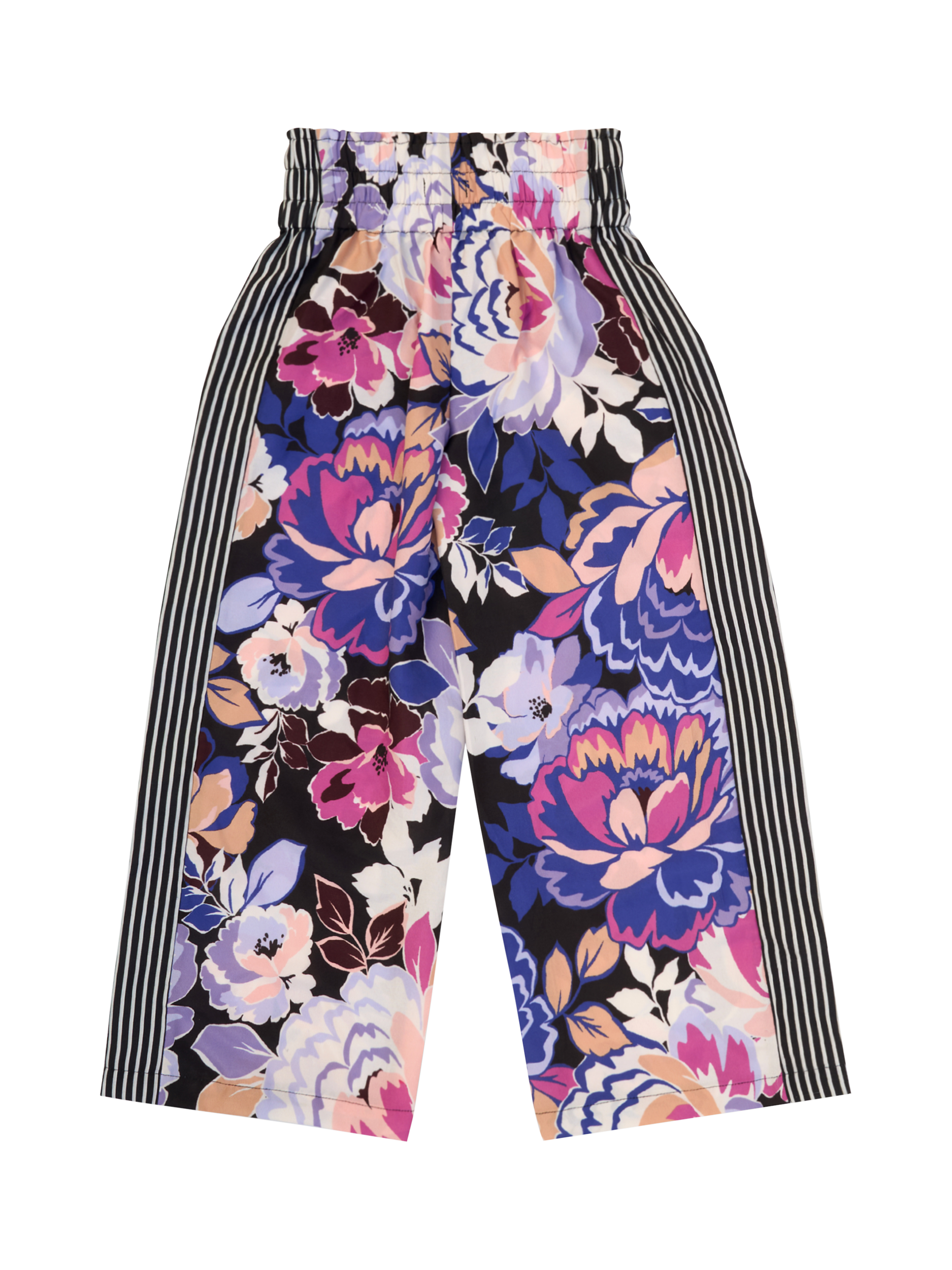 Product image 7 of 8, which shows Angel & Rocket Kids' Printed Wide Leg Trousers, Multi, 3 years