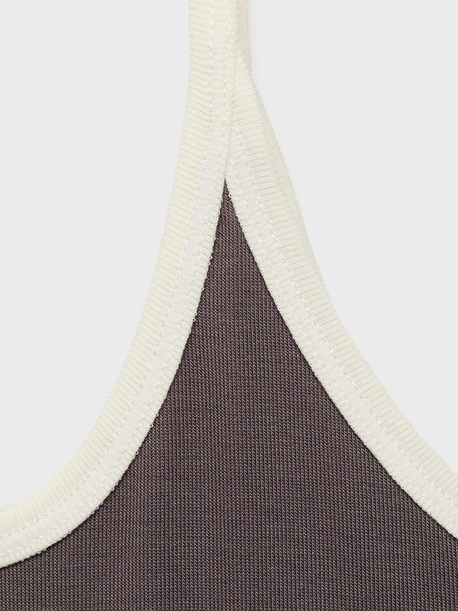 Product image 7 of 7, which shows Mango Aurora Scoop Neck Top, Grey, S