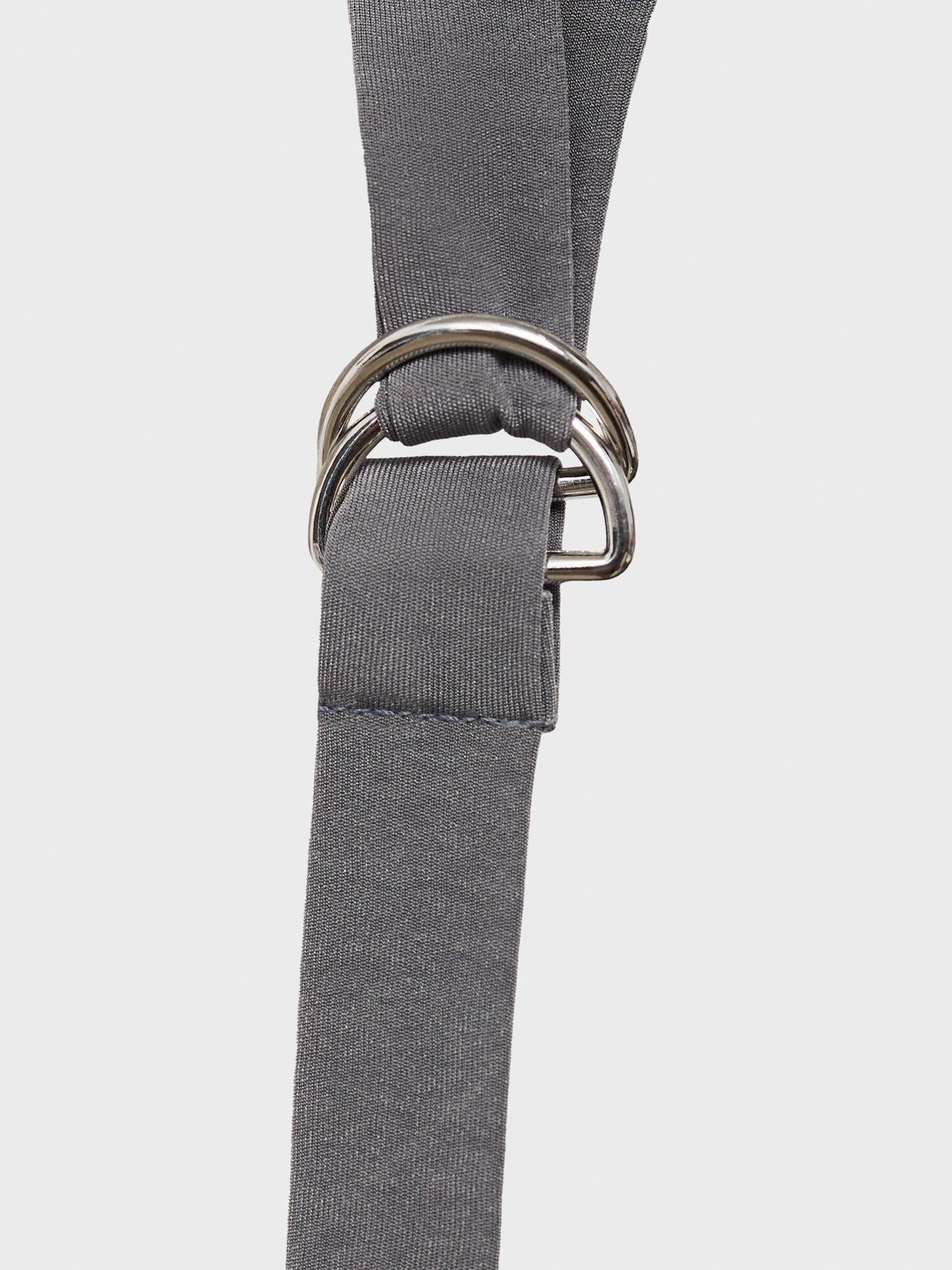 Product image 8 of 8, which shows Mango Mali Open Back Drape Top, Grey, L