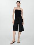 Mango Paulina Strapless Knit Top