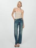 Mango Paulina Strapless Knit Top