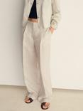 Mango Leo Linen Trousers