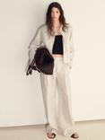 Mango Leo Linen Trousers