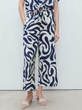 Mango Life Trousers, Natural/Multi