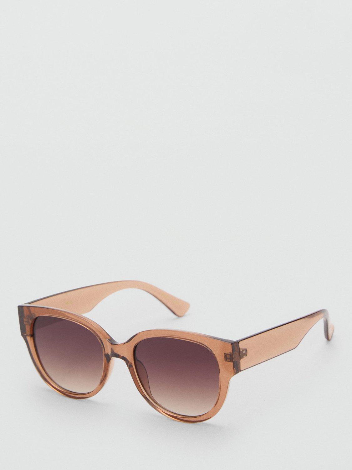 Product image 2 of 4, which shows Mango Malia Sunglasses, Orange/Pink, One Size