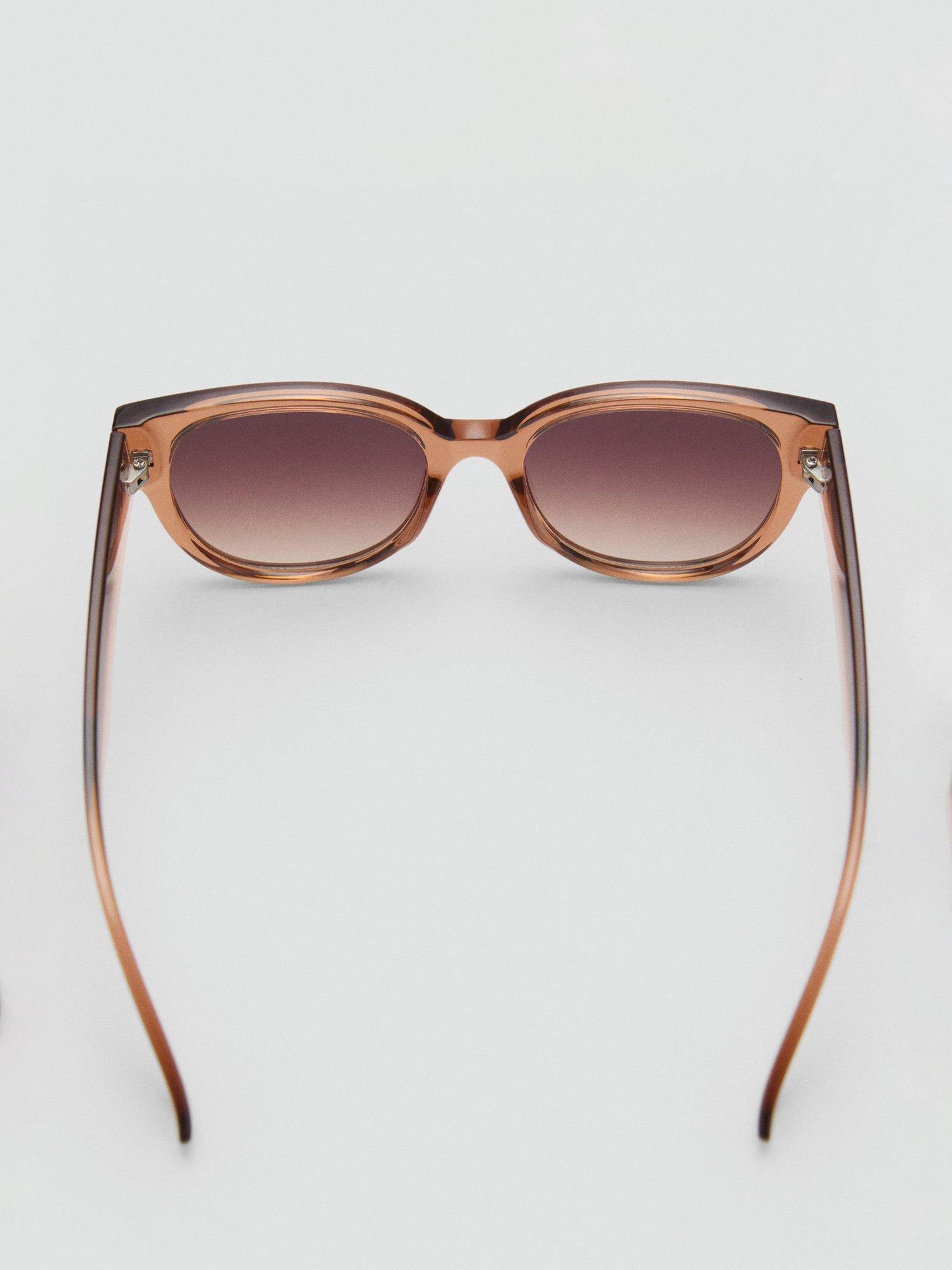 Product image 3 of 4, which shows Mango Malia Sunglasses, Orange/Pink, One Size