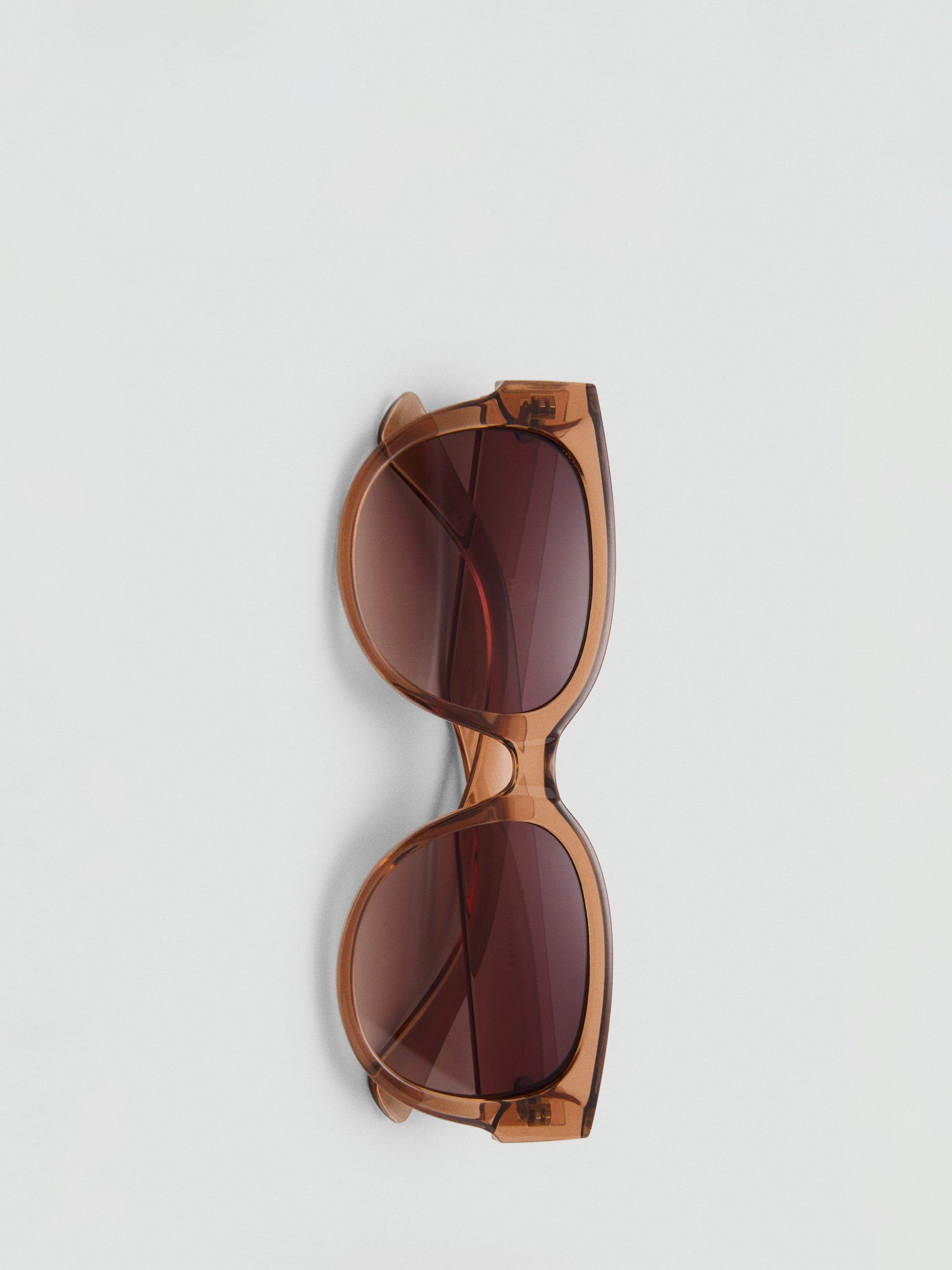 Product image 4 of 4, which shows Mango Malia Sunglasses, Orange/Pink, One Size