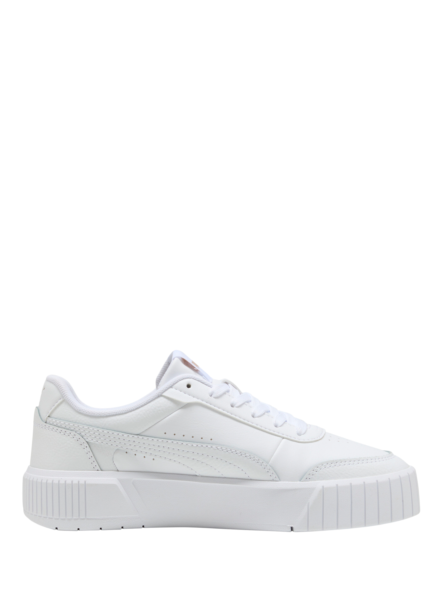 Product image 1 of 6, which shows PUMA Carina Mia Lace Up Trainers, White, 4
