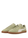 PUMA Club II Era Suede Lace Up Trainers, Green/Multi