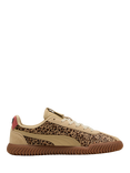 PUMA Club Kayzer Animal Print Lace Up Trainers, Beige/Multi