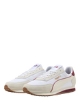 PUMA St. Miller Rise Suede Blend Lace Up Trainers, White/Multi