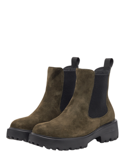 WODEN SHOE THE BEAR Aya Suede Chelsea Boots, Green - view 2, Green