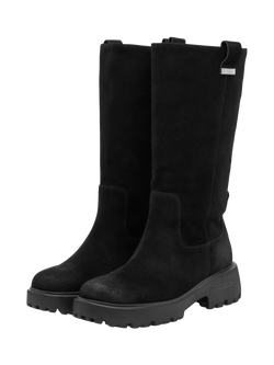 WODEN SHOE THE BEAR Lea Suede Blend Calf Boots, Black - view 2, Black