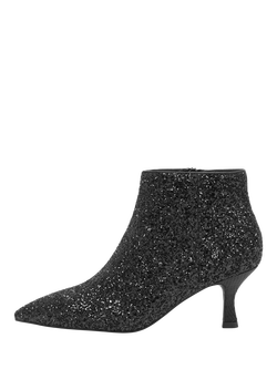 WODEN SHOE THE BEAR Vera Glitter Shoe Boots, Black, Black