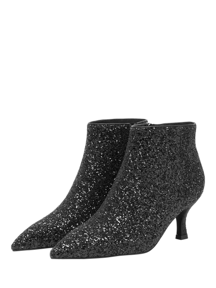 WODEN SHOE THE BEAR Vera Glitter Shoe Boots, Black - view 2, Black