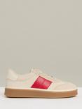 Reiss Lizzie Woven Low-Top Trainers, Neutral